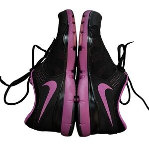 NIKE Flex TR 2 Sneakers Women’s 7 Black Purple 511332-002 Training Yoga Walking